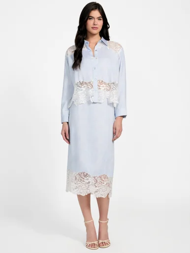 GUESS WOMAN Chân Váy Nữ - Lana Midi Skirt