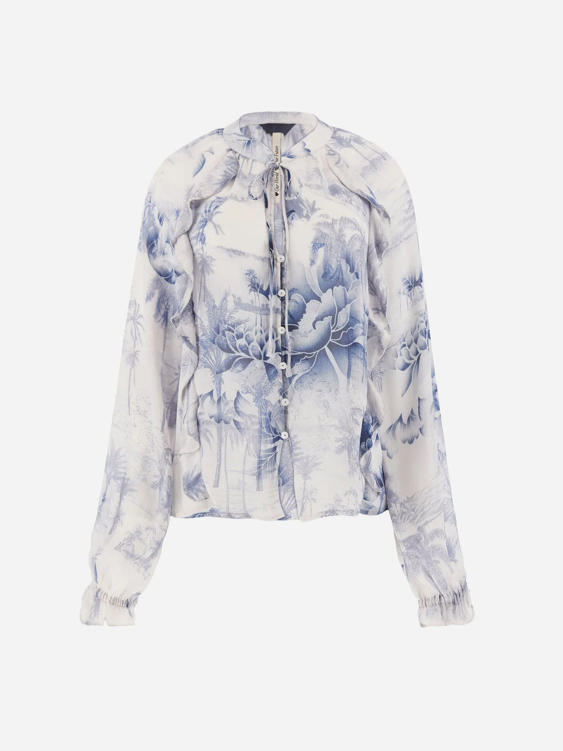 GUESS WOMAN Áo Vải Kiểu Nữ - New Ls Josette Top