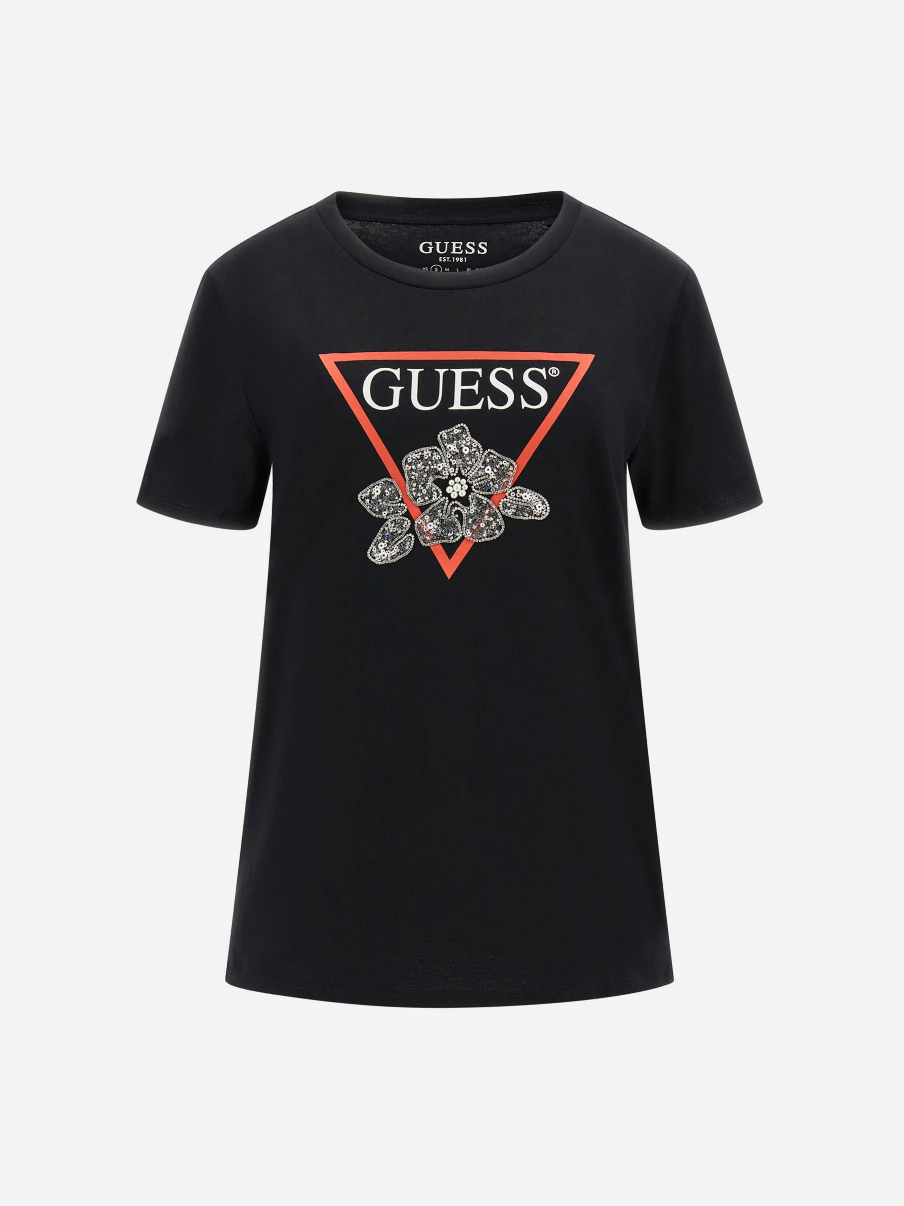 GUESS WOMAN Áo Thun Nữ - Ss Flower Bling Easy Tee