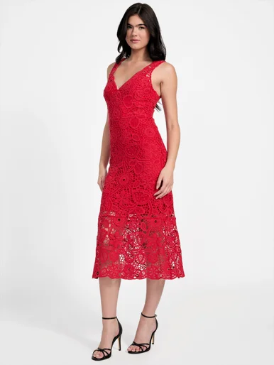 GUESS WOMAN Đầm Nữ - Sl Rosalia Crochet Dress