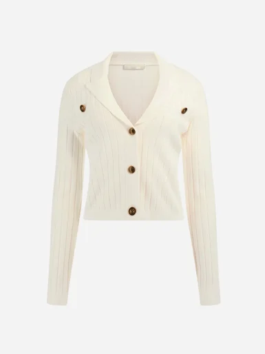 GUESS WOMAN Áo Len Nữ - Ls Felicity Jacket Swtr