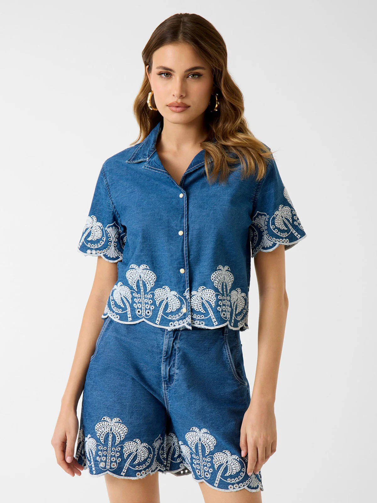 GUESS WOMAN Áo Sơ Mi Jean Kiểu Nữ - Petra Shirt