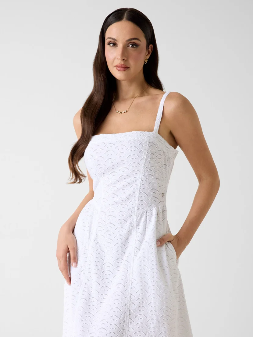GUESS WOMAN Đầm Nữ - Sl Sharon Sangallo Midi Flare