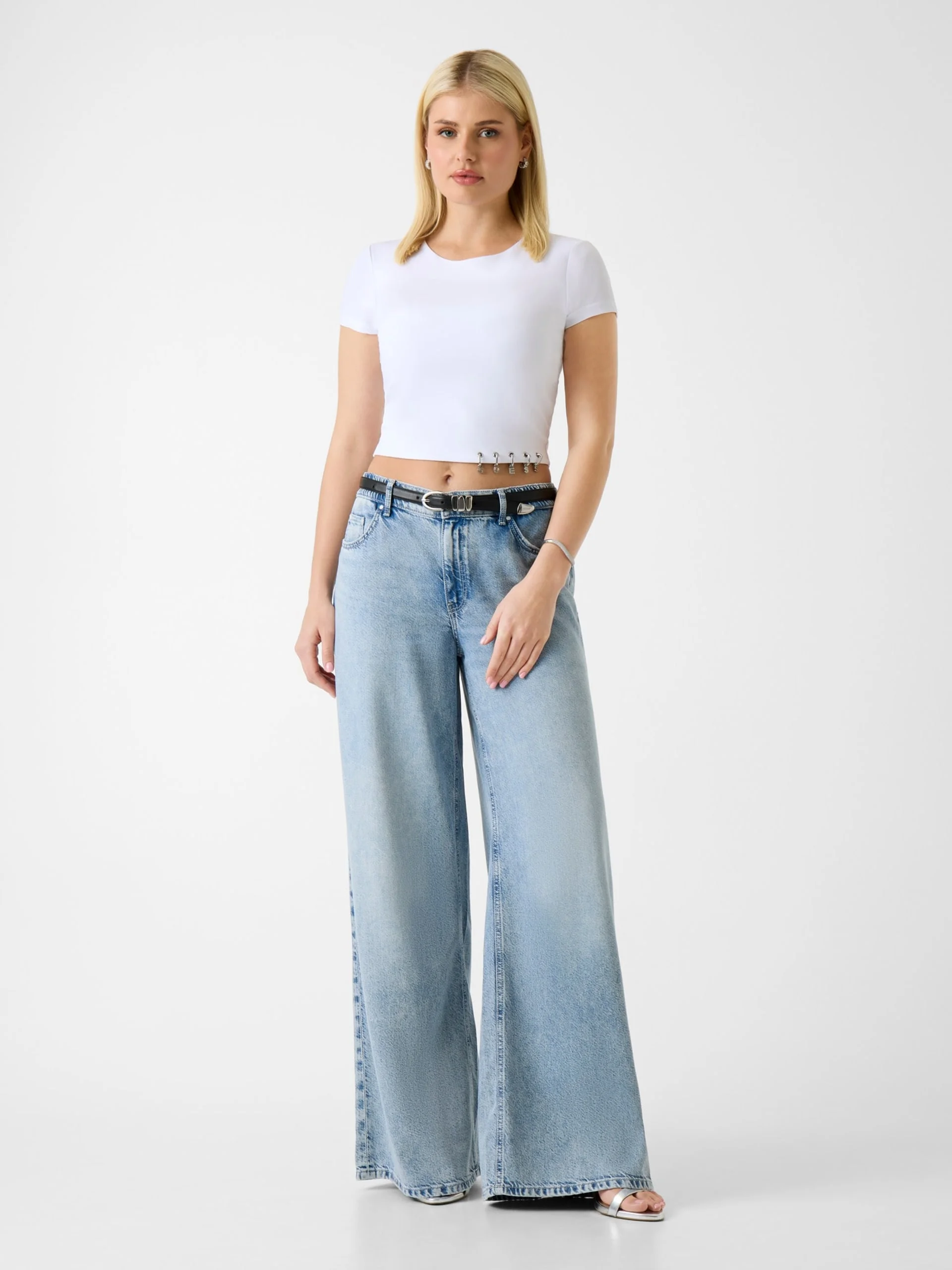 GUESS WOMAN Áo Thun Nữ - Ss Cn Elisabette Guess Top