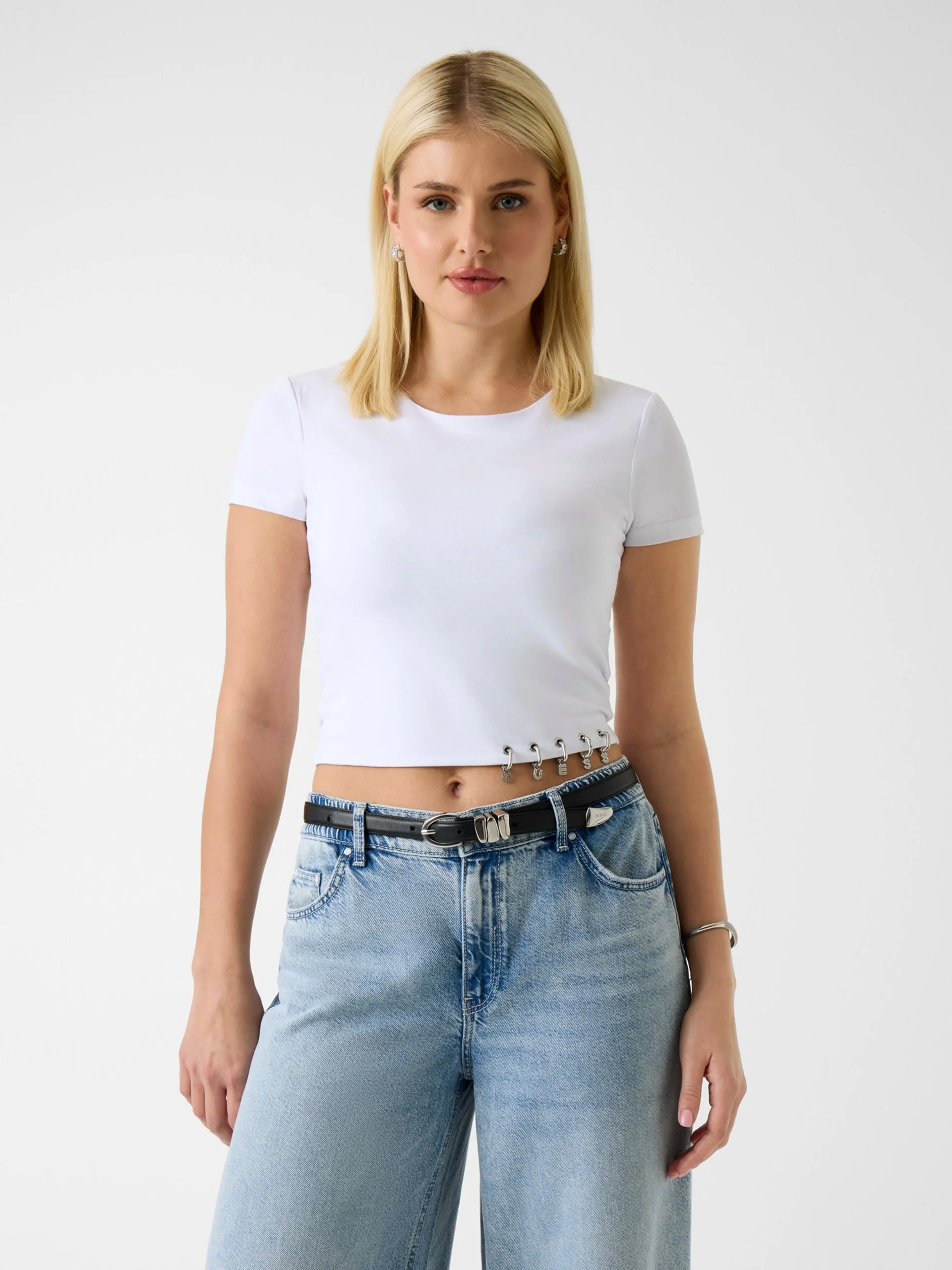 GUESS WOMAN Áo Thun Nữ - Ss Cn Elisabette Guess Top