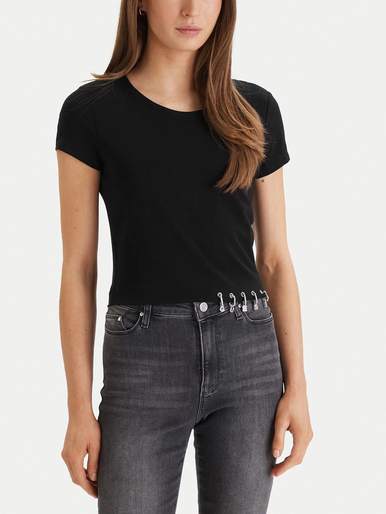 GUESS WOMAN Áo Thun Nữ - Ss Cn Elisabette Guess Top
