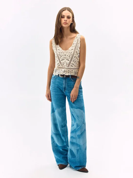 GUESS WOMAN Áo Ba Lỗ Len Nữ - Sl Octavia Tank Top Swtr