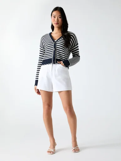GUESS WOMAN Áo Cardigan Nữ - Ls Vn Amber Cardi Swtr