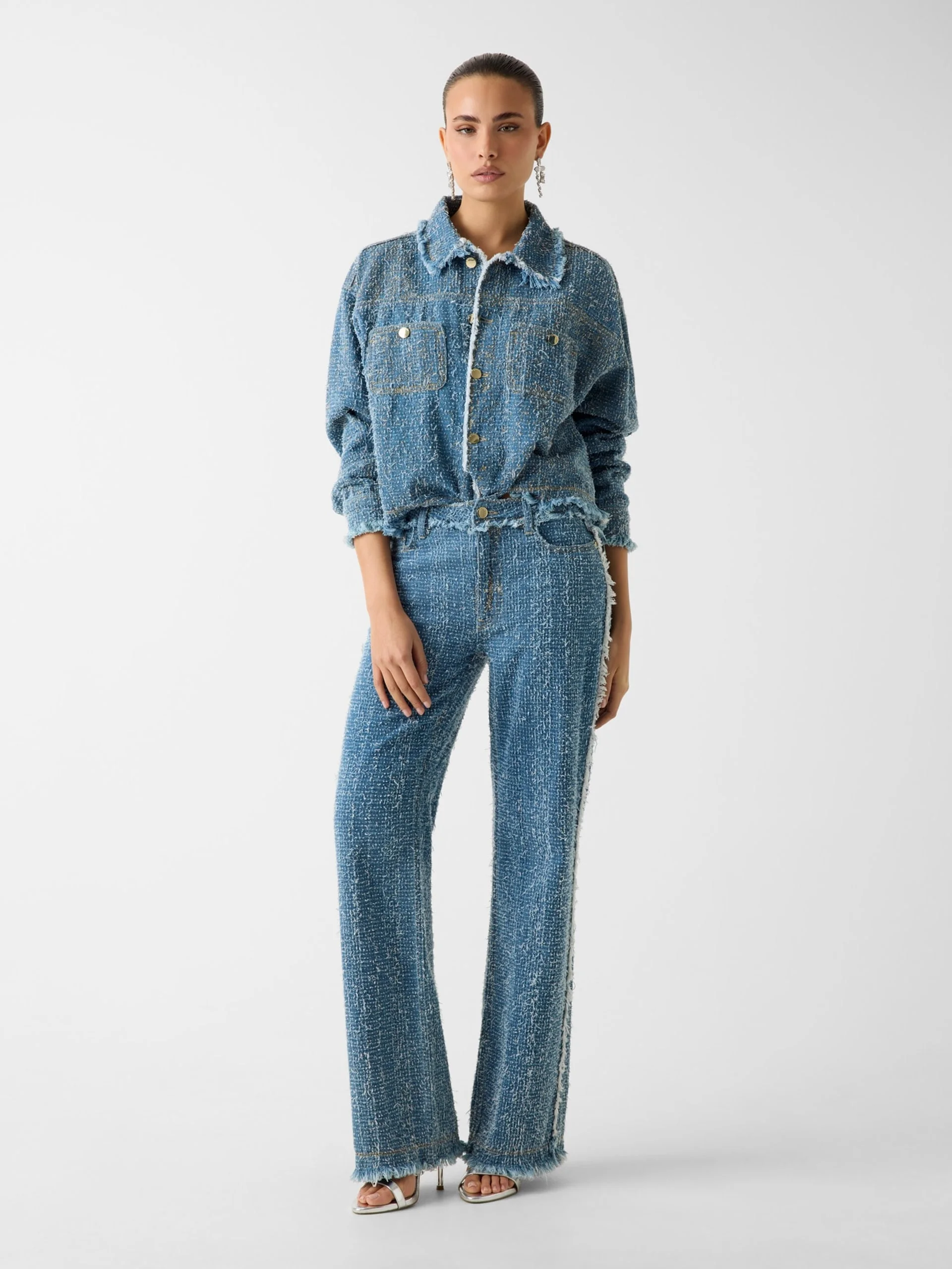 GUESS WOMAN Quần Jeans Nữ - Tokyo Wide Leg
