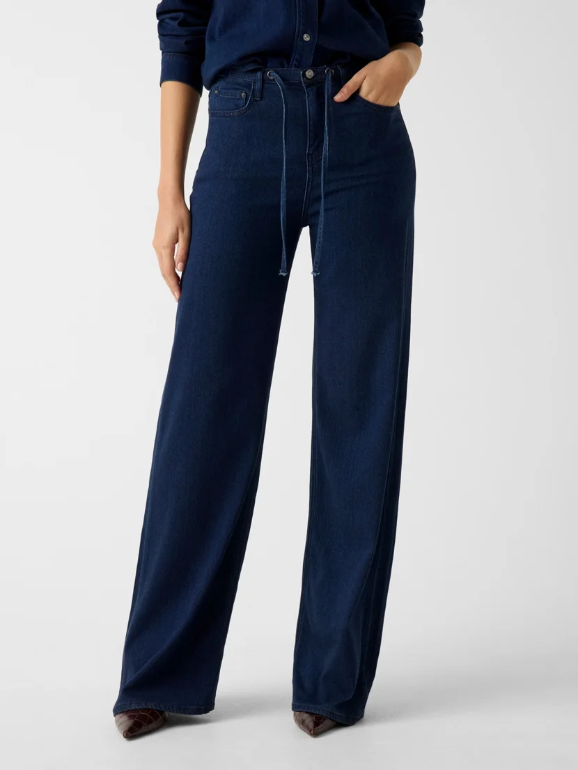 GUESS WOMAN Quần Jeans Nữ - Blossom Wide Leg