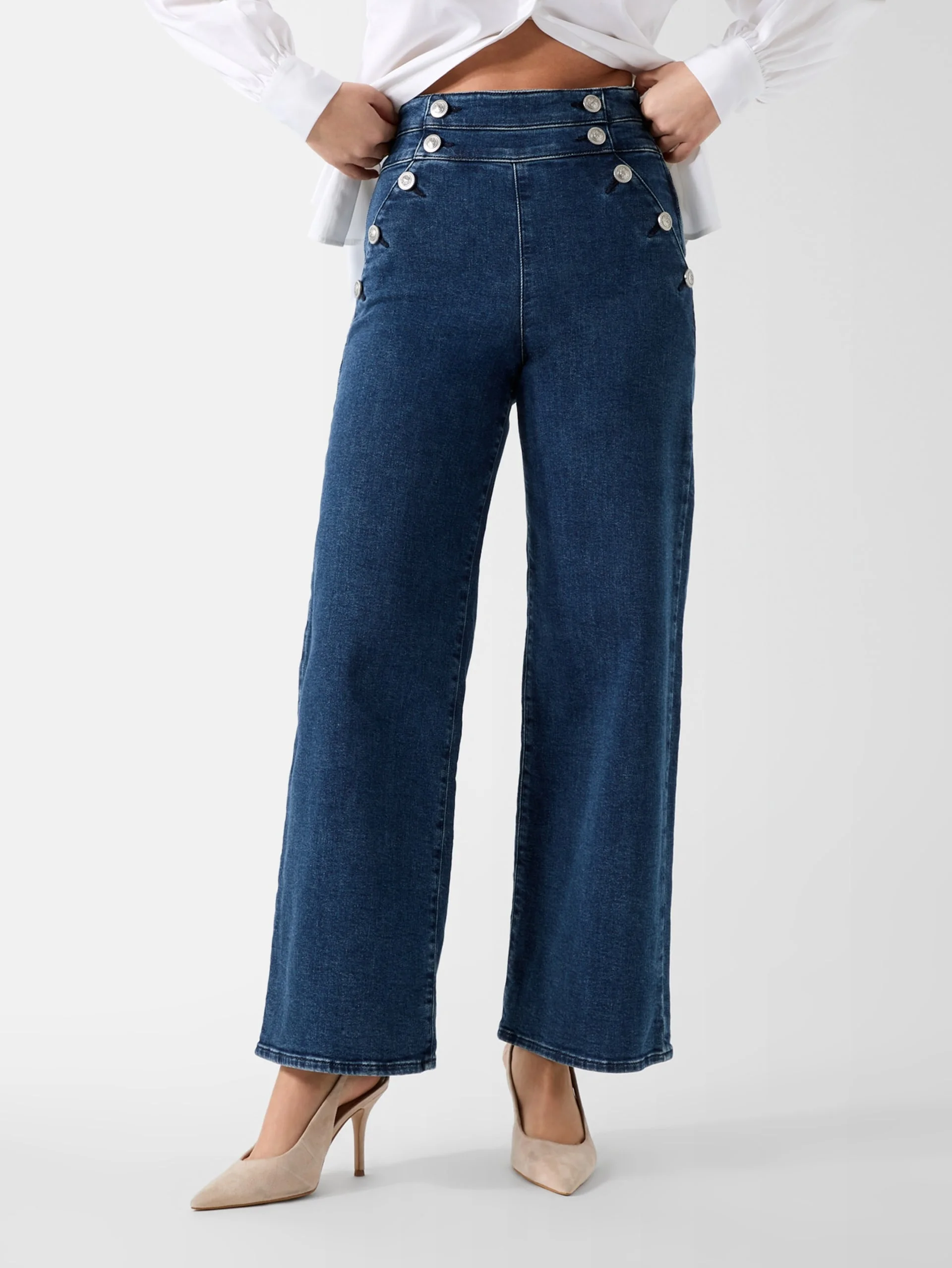 GUESS WOMAN Quần Jeans Nữ - Alina Wide Leg