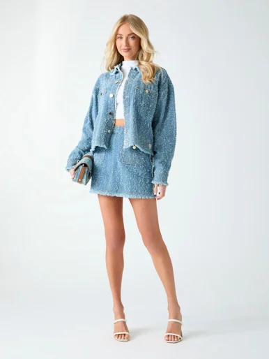 GUESS WOMAN Chân Váy Jeans Nữ - Juliette Skirt