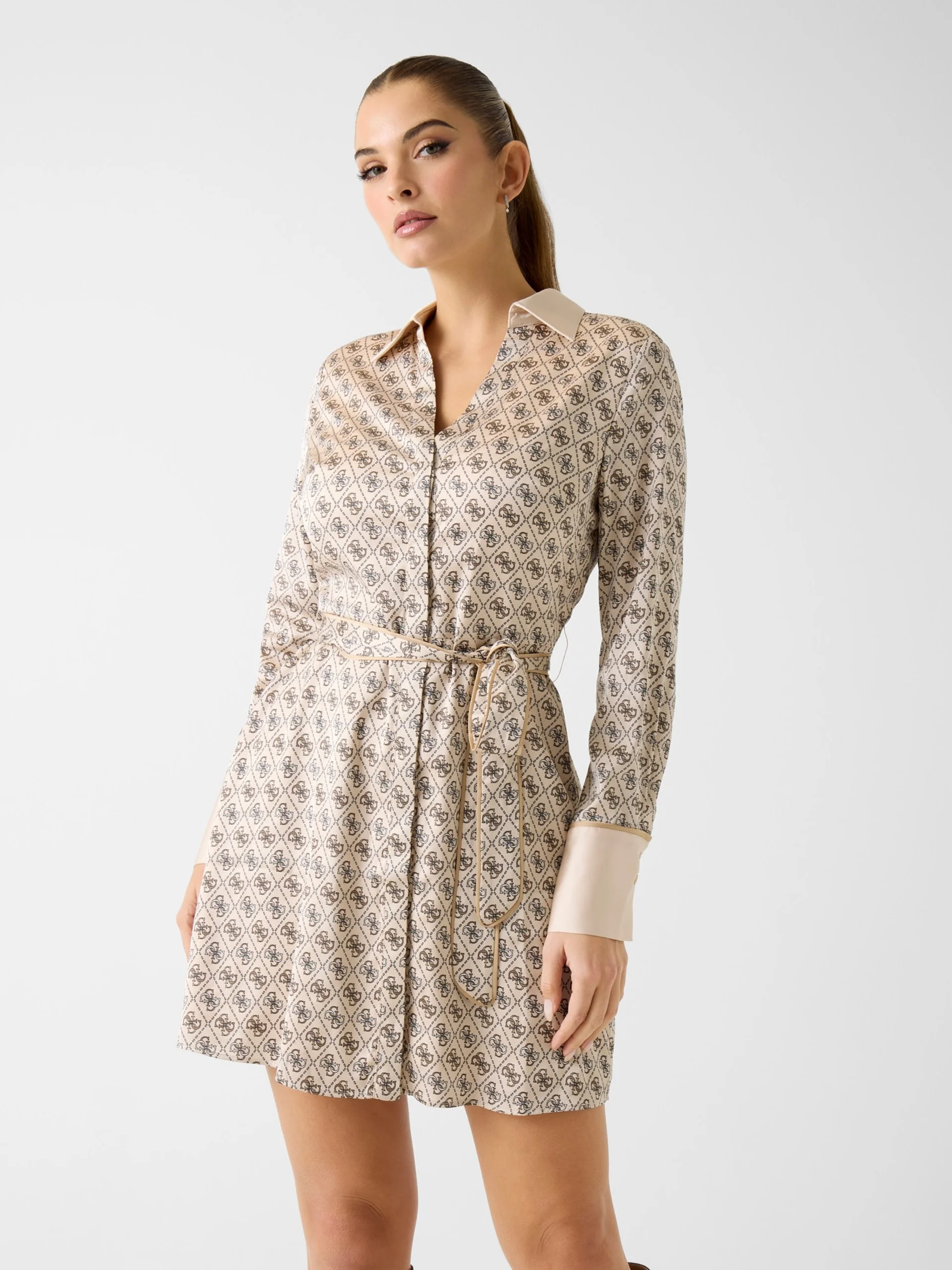 GUESS WOMAN Đầm Nữ - Ls Blerta Chemisier Dress