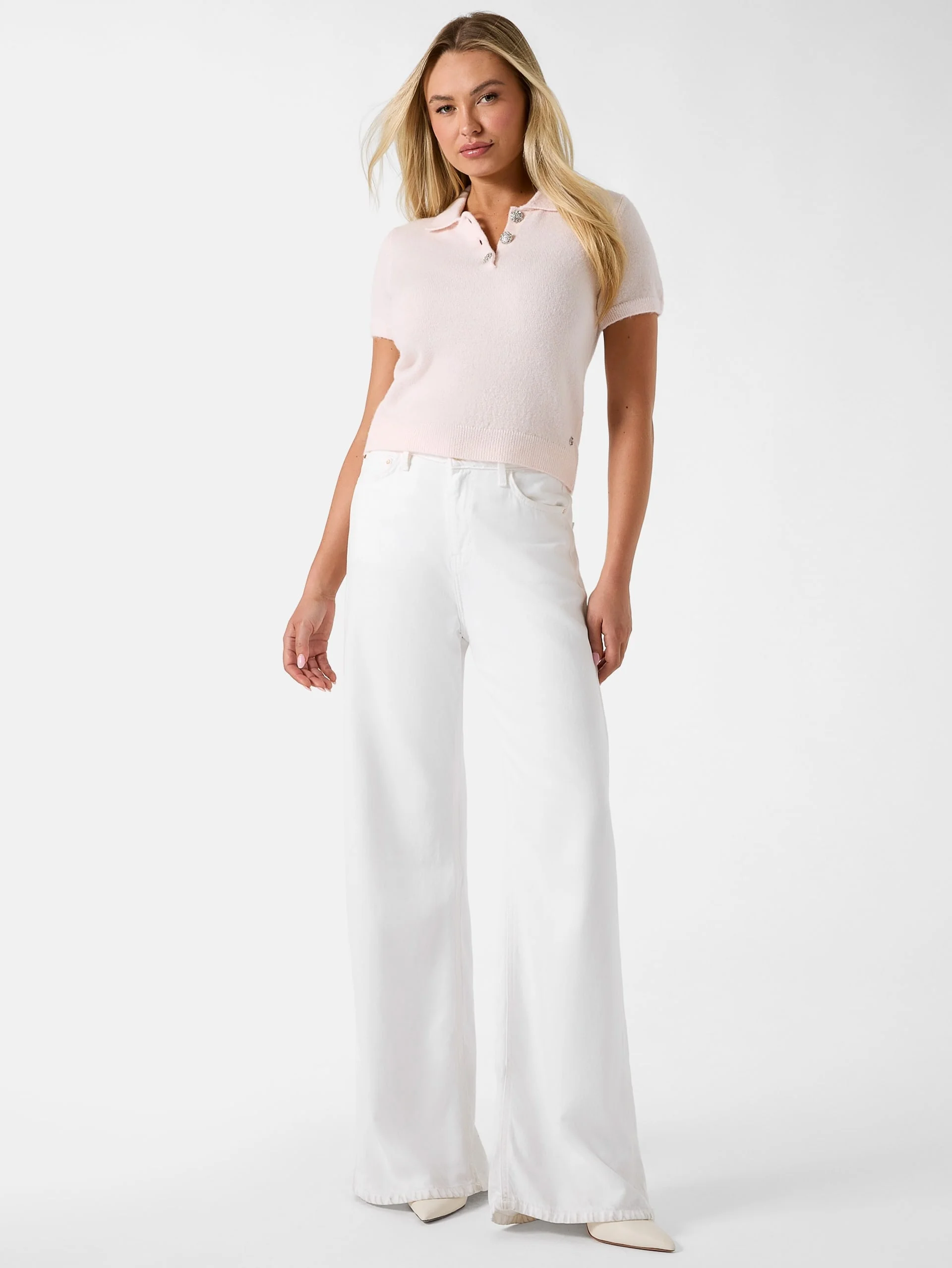 GUESS WOMAN Áo Len Nữ - Ss Polo Ophelia Swtr