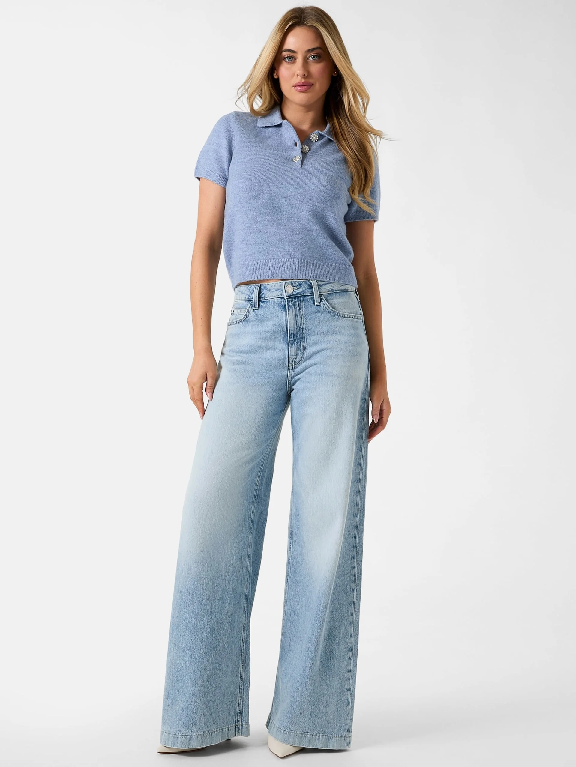 GUESS WOMAN Áo Len Nữ - Ss Polo Ophelia Swtr
