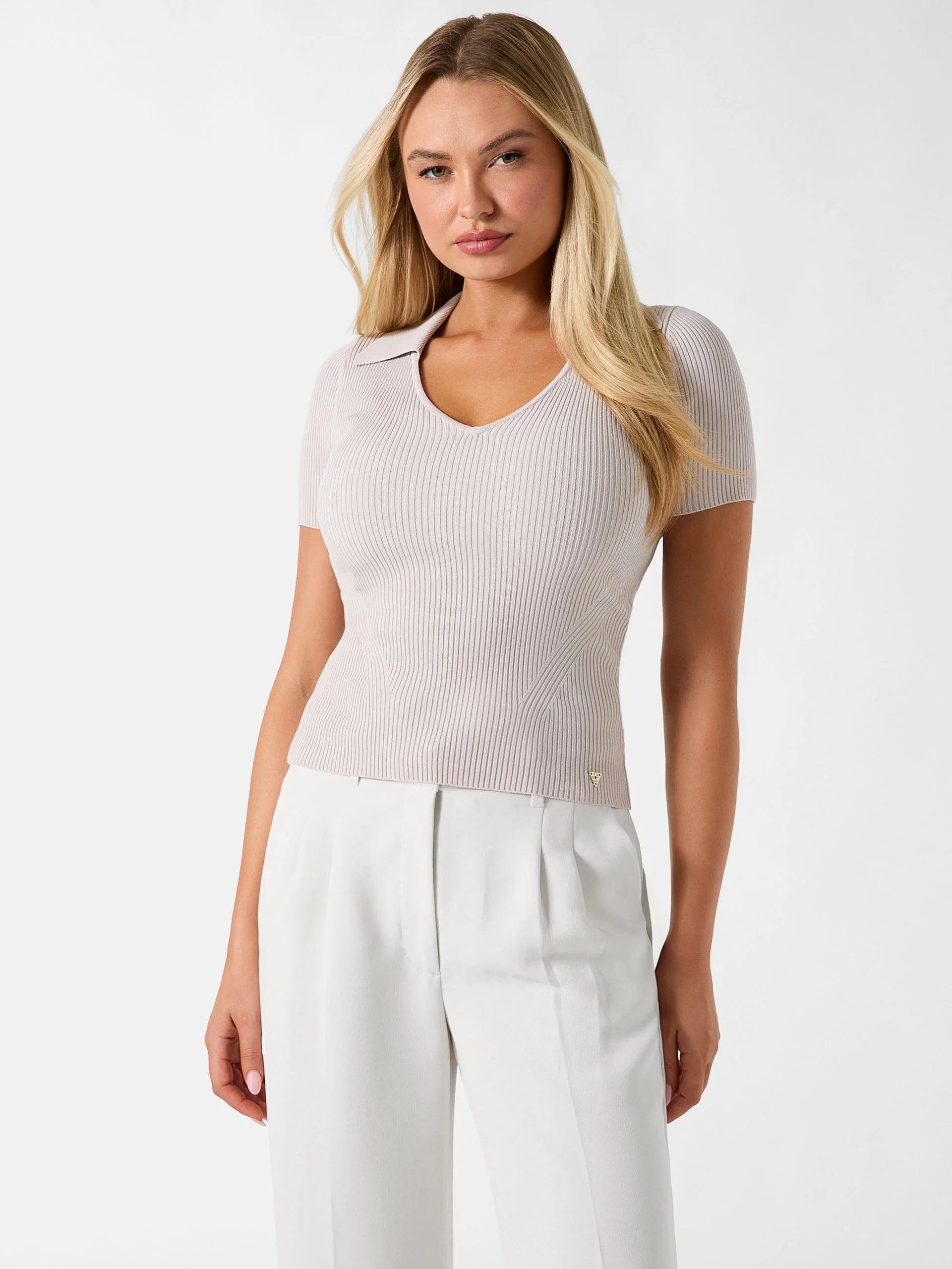 GUESS WOMAN Áo Len Nữ - Ss Vn Collar Stella Swtr