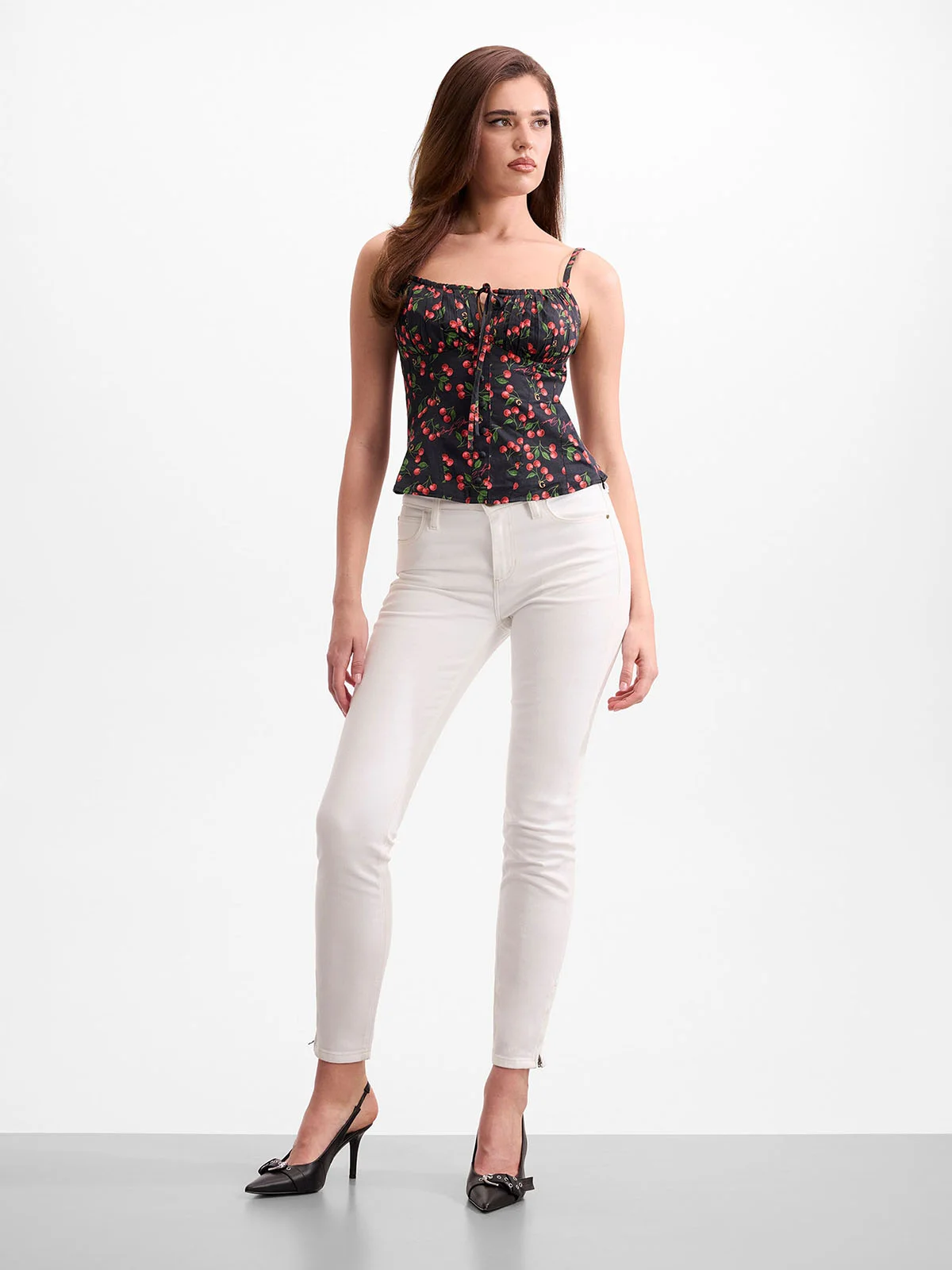 GUESS WOMAN Quần Jeans Nữ - Marilyn 3 Zip Anniversary