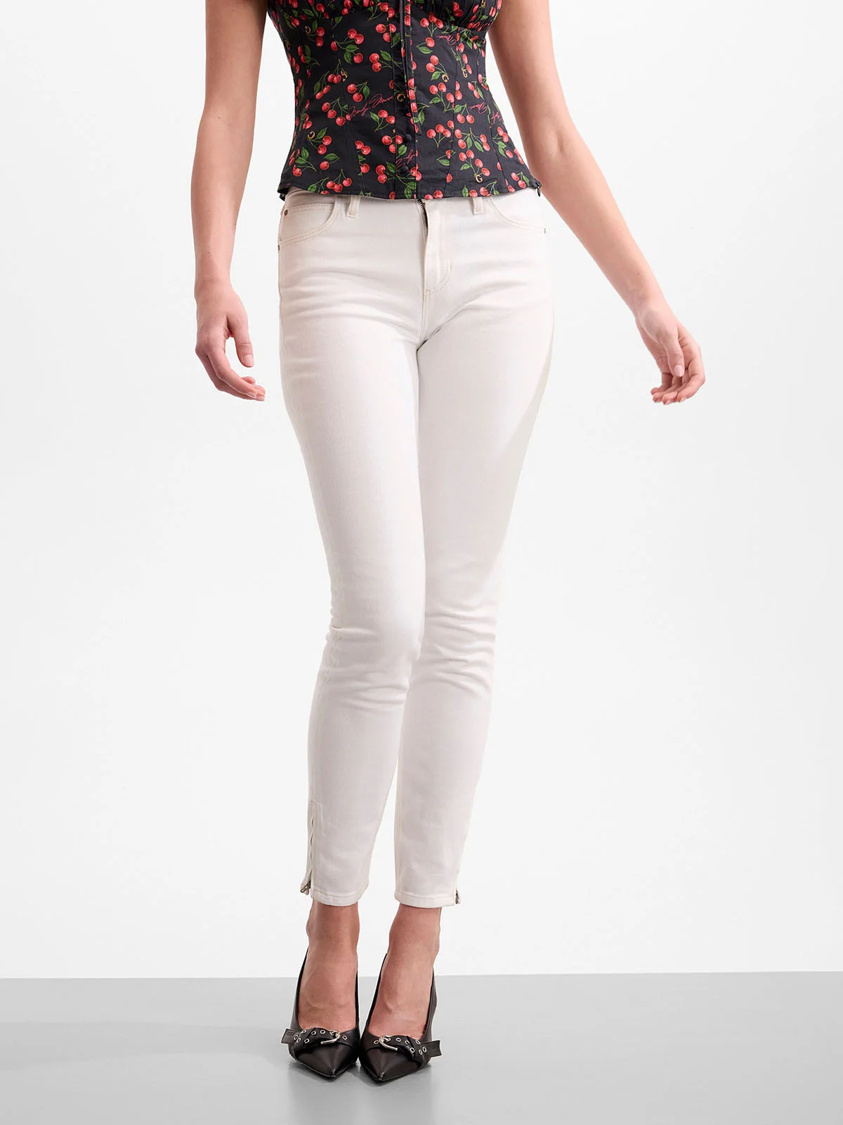 GUESS WOMAN Quần Jeans Nữ - Marilyn 3 Zip Anniversary