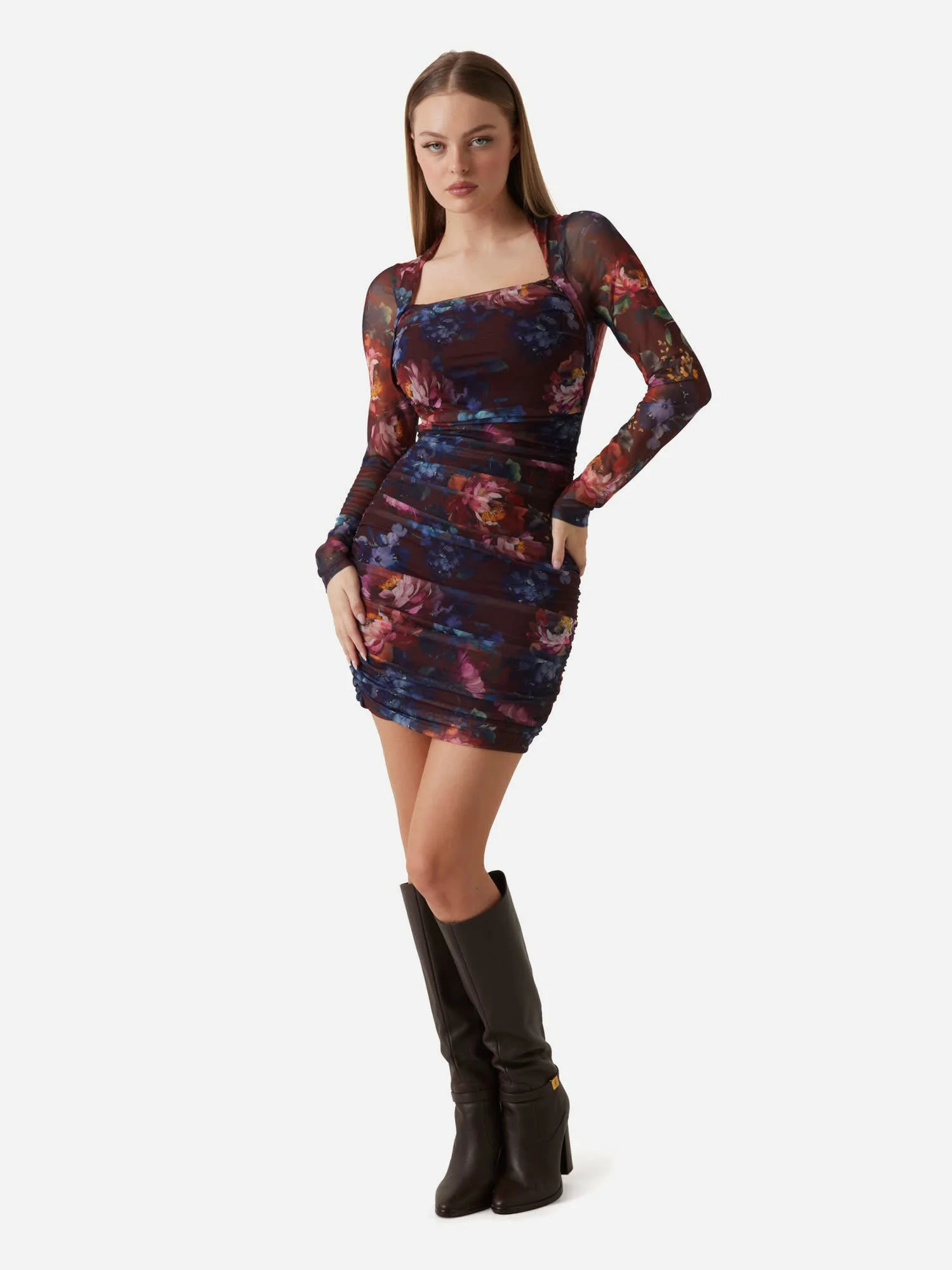 GUESS WOMAN Đầm Nữ - Ls Square Nk Bernardette Dress
