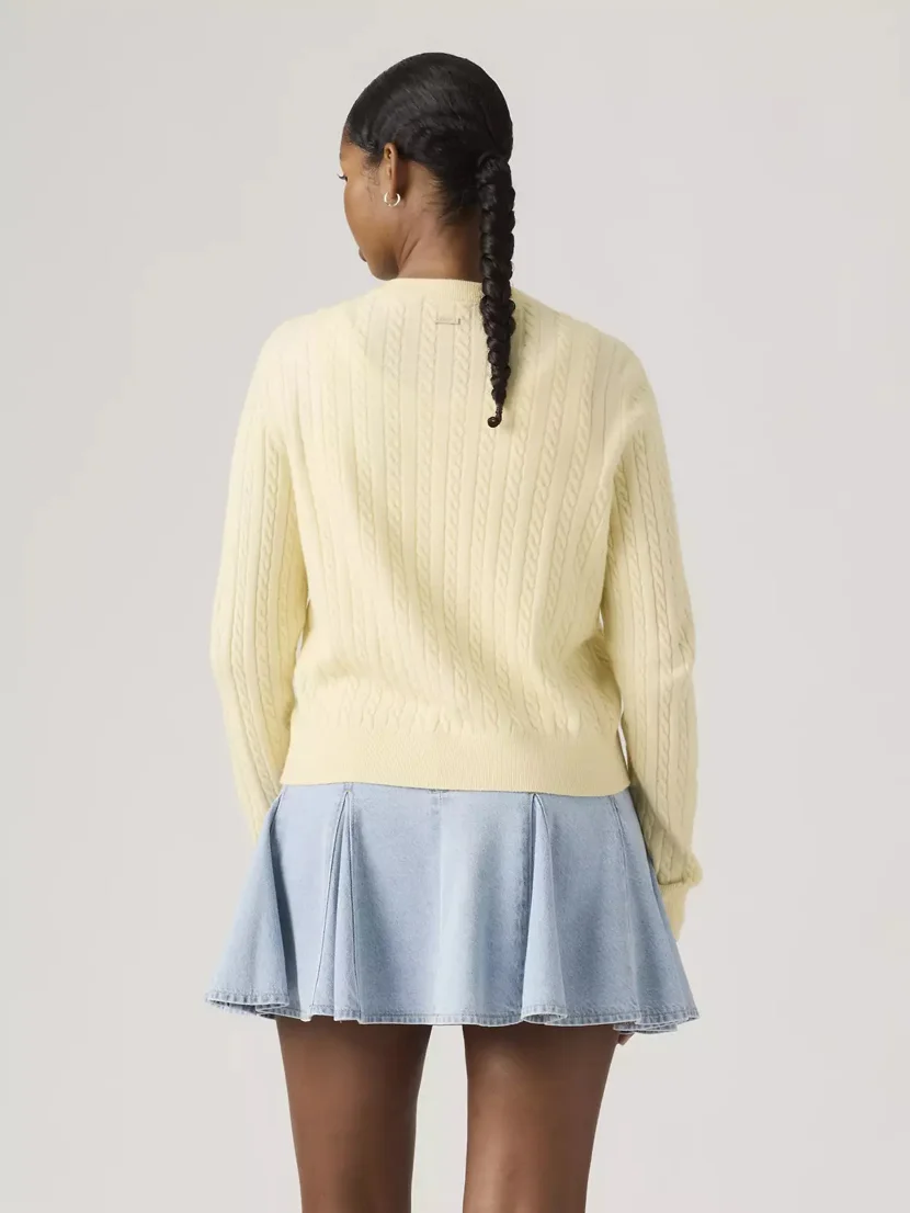 LEVI'S Áo Cardigan Nữ - Regular Super Soft Crewneck Cardi
