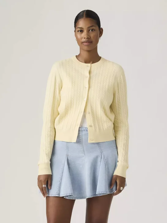 LEVI'S Áo Cardigan Nữ - Regular Super Soft Crewneck Cardi