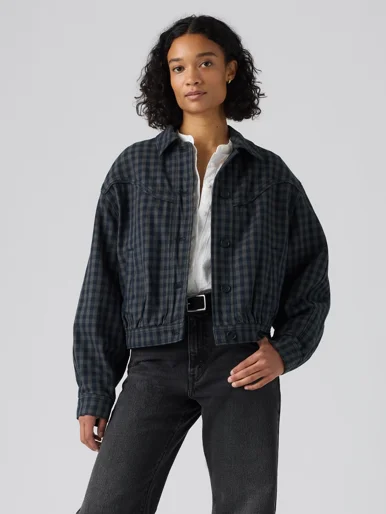 LEVI'S Áo Khoác Jeans Nữ - Relaxed Dani Western Harrington