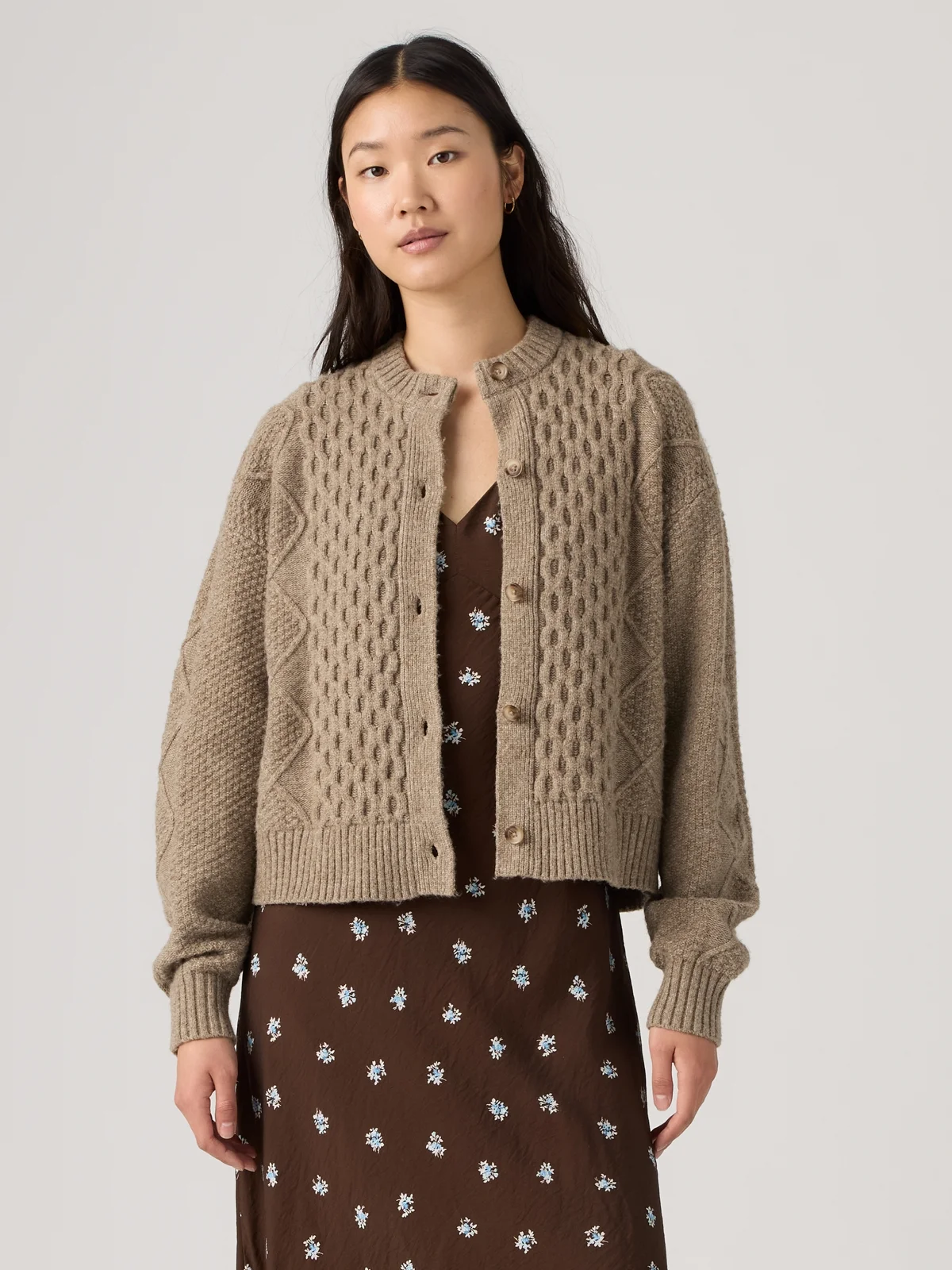 CHARLOTTE CREWNECK CARDIGAN
