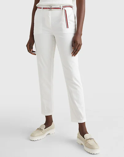 TOMMY HILFIGER Quần Dài Nữ Hailey Slim CO Tencel Chino Pant