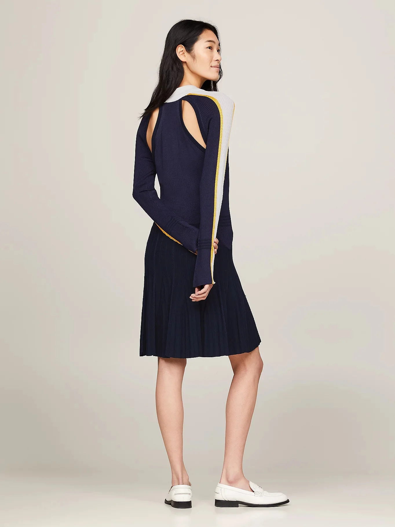 TOMMY HILFIGER Đầm Nữ - THC Sporty Rib Mini Sw Dress