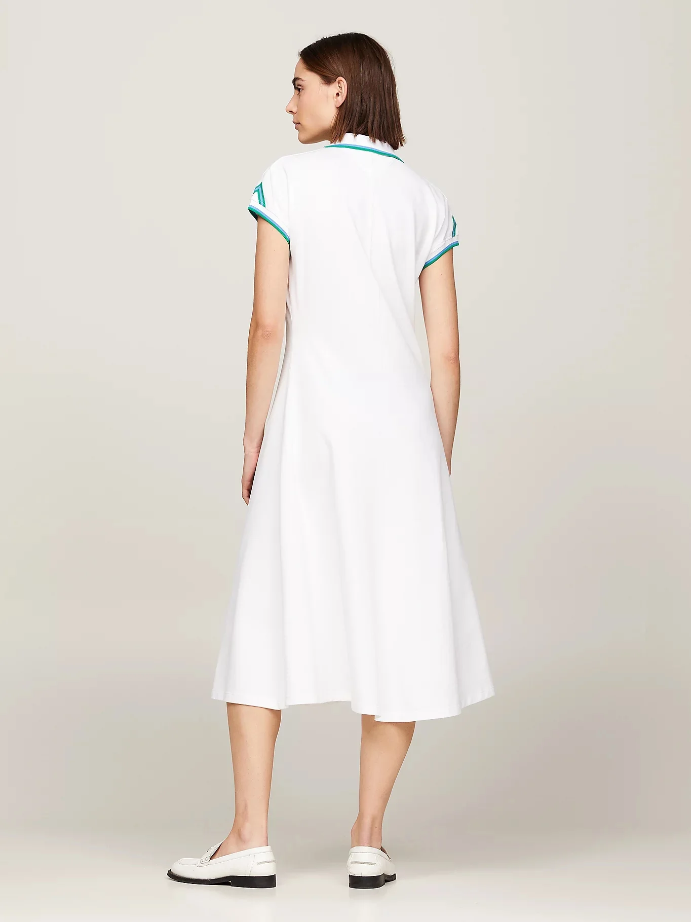 TOMMY HILFIGER Đầm Nữ F&F Stp SLV Knee Polo Dress