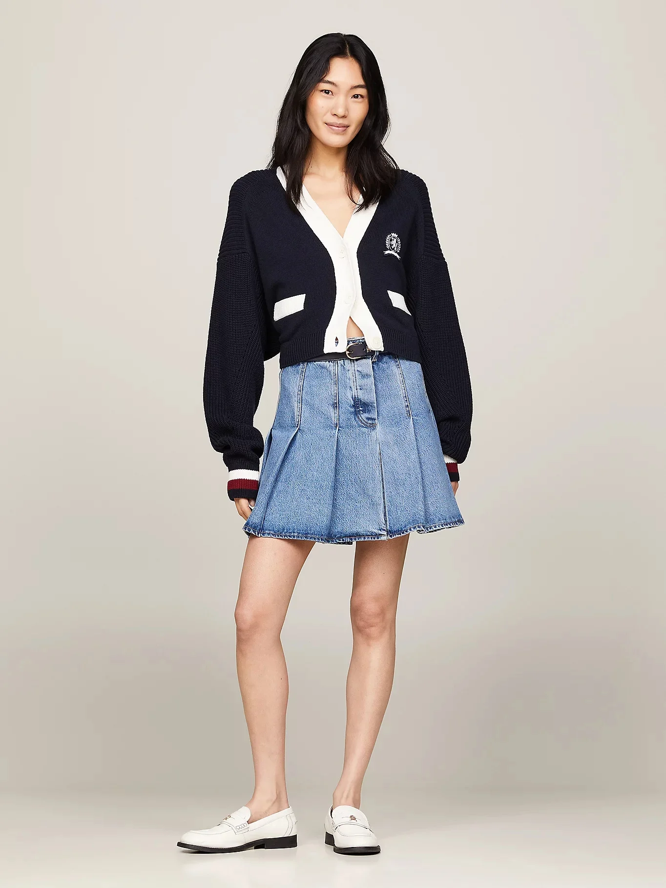 TOMMY HILFIGER Chân Váy Nữ - THC Sartorial Denim Mini Skirt