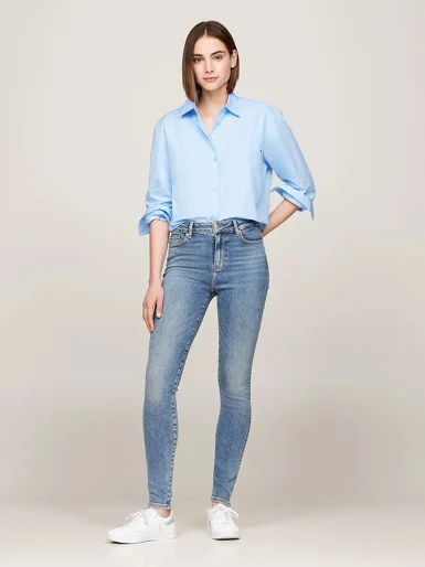 TOMMY HILFIGER Quần Jeans Nữ Harlem U Skinny Hw Kate