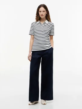 TOMMY HILFIGER Áo Polo Nữ Tay Ngắn 1985 Reg Pique Polo Ss