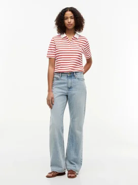 TOMMY HILFIGER Áo Polo Nữ Tay Ngắn 1985 Reg Pique Polo Ss