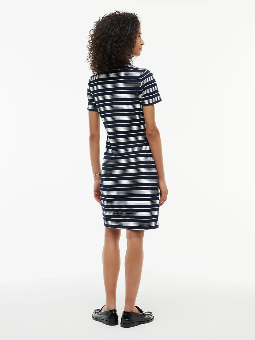 TOMMY HILFIGER Đầm Nữ 1985 Slim Pique Polo Dress Ss