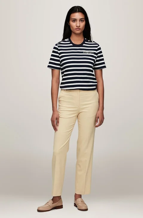 TOMMY HILFIGER Quần Dài Nữ IM AF Core Slim Straight Pant