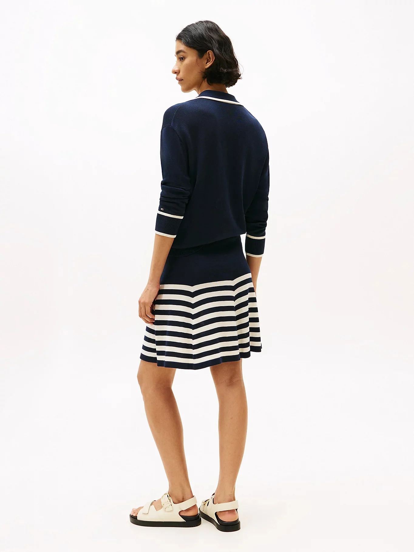 TOMMY HILFIGER Chân Váy Nữ Lyocell Silk Flare Mini Skirt