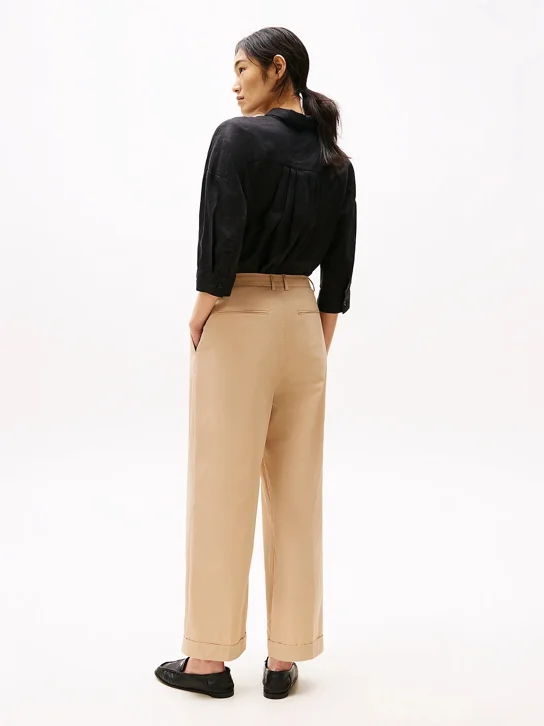 TOMMY HILFIGER Quần Dài Nữ Light Co Rlxd Straight Chino