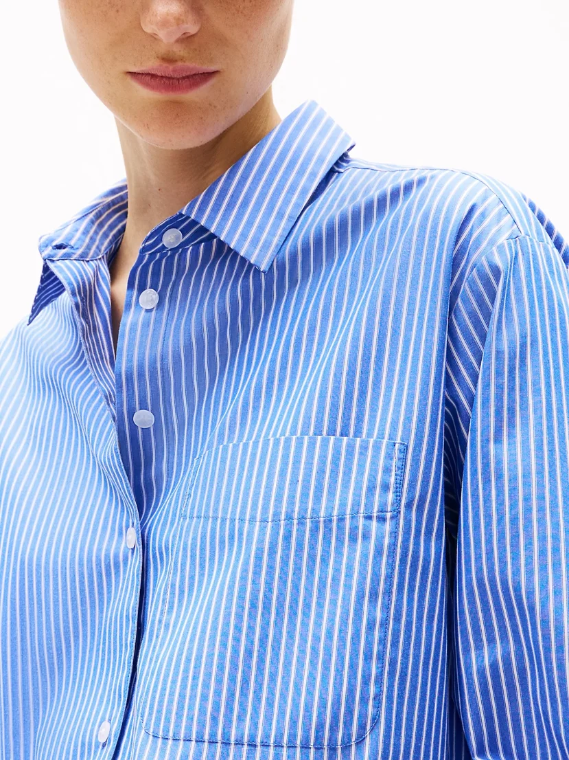 TOMMY HILFIGER Áo Sơ Mi Nữ Tay Dài ESS Poplin Easy Fit Shirt