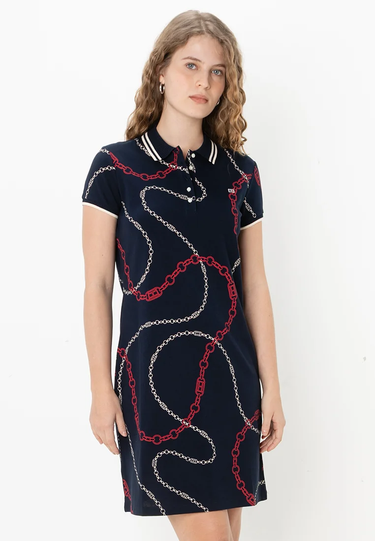 TOMMY HILFIGER Đầm Nữ Cs Sporty Fem Reg Polo Dress