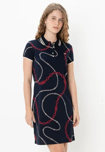 TOMMY HILFIGER Đầm Nữ Cs Sporty Fem Reg Polo Dress