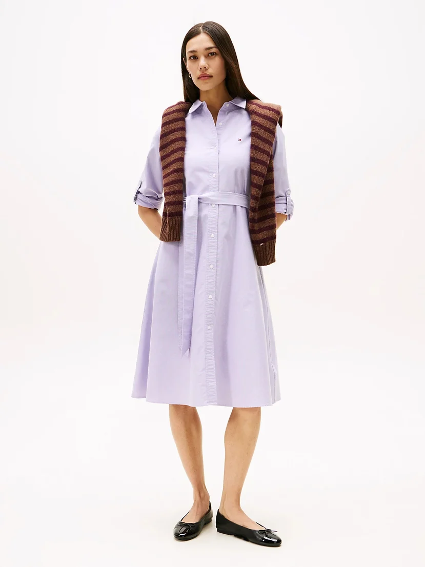 TOMMY HILFIGER Đầm Nữ Im AF Oxford Dress