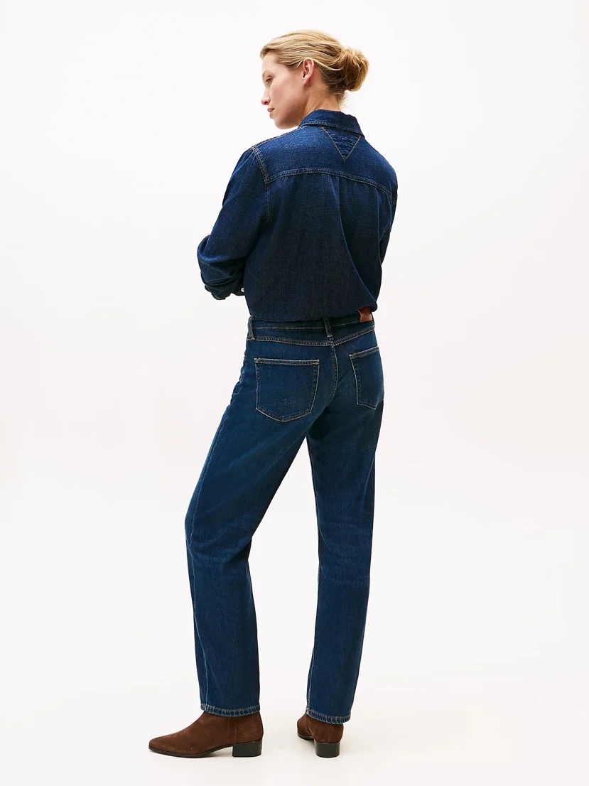 TOMMY HILFIGER Quần Jeans Nữ Dnm Milo Classic Straight RW