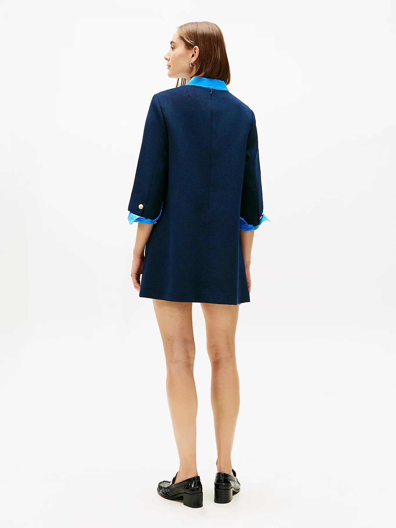 TOMMY HILFIGER Đầm Nữ Preppy Txtre Mini Shift Dress