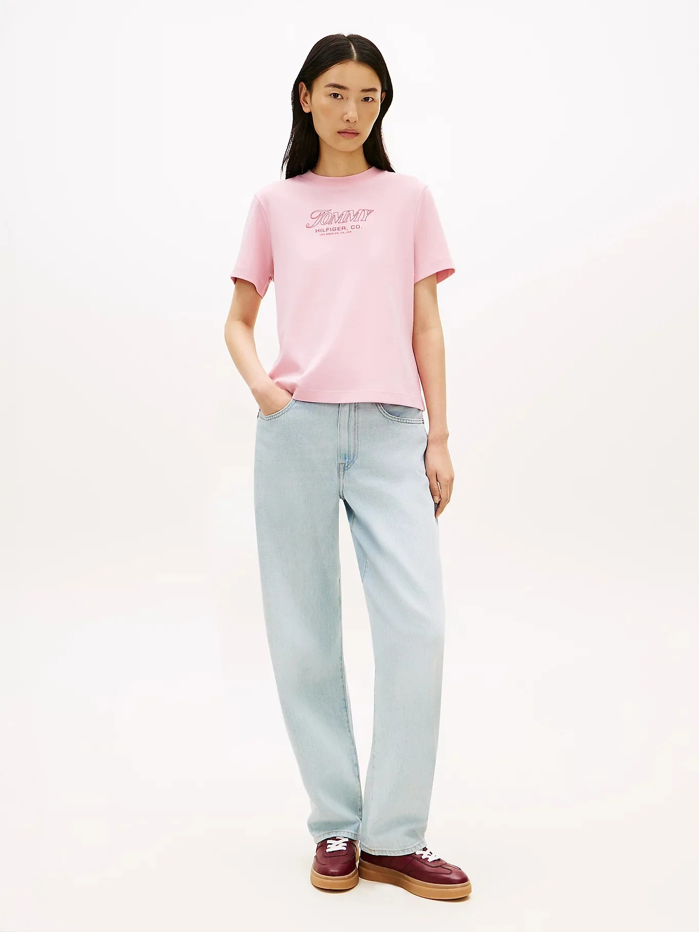 TOMMY HILFIGER Áo Thun Nữ Tay Ngắn Fun Graphic Reg C-Nk SS Tee