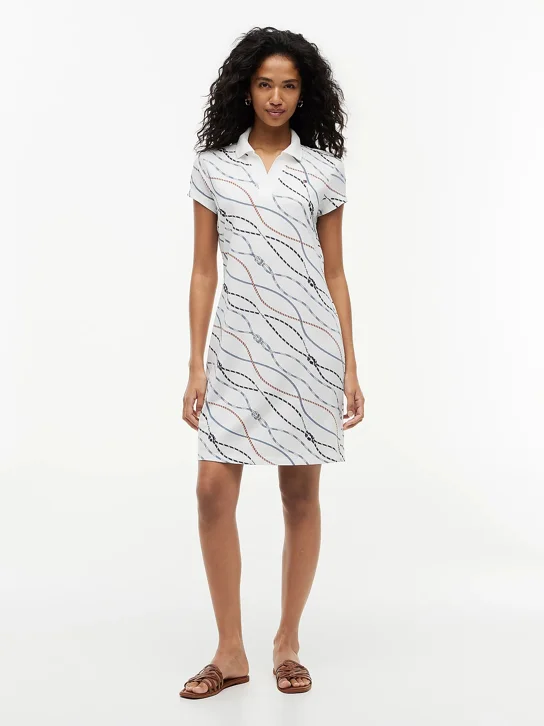 TOMMY HILFIGER Đầm Nữ 1985 Reg Pique SS Polo Dress
