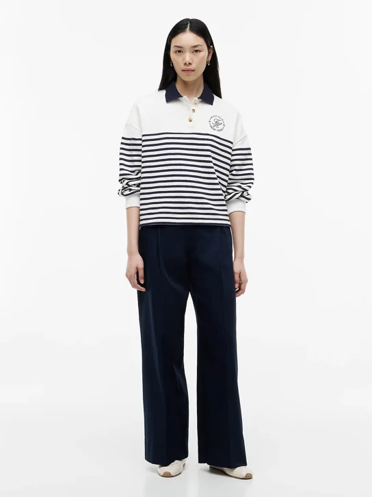 TOMMY HILFIGER Áo Sweatshirt Nữ Tay Dài TH Roundal Collar Swtsht