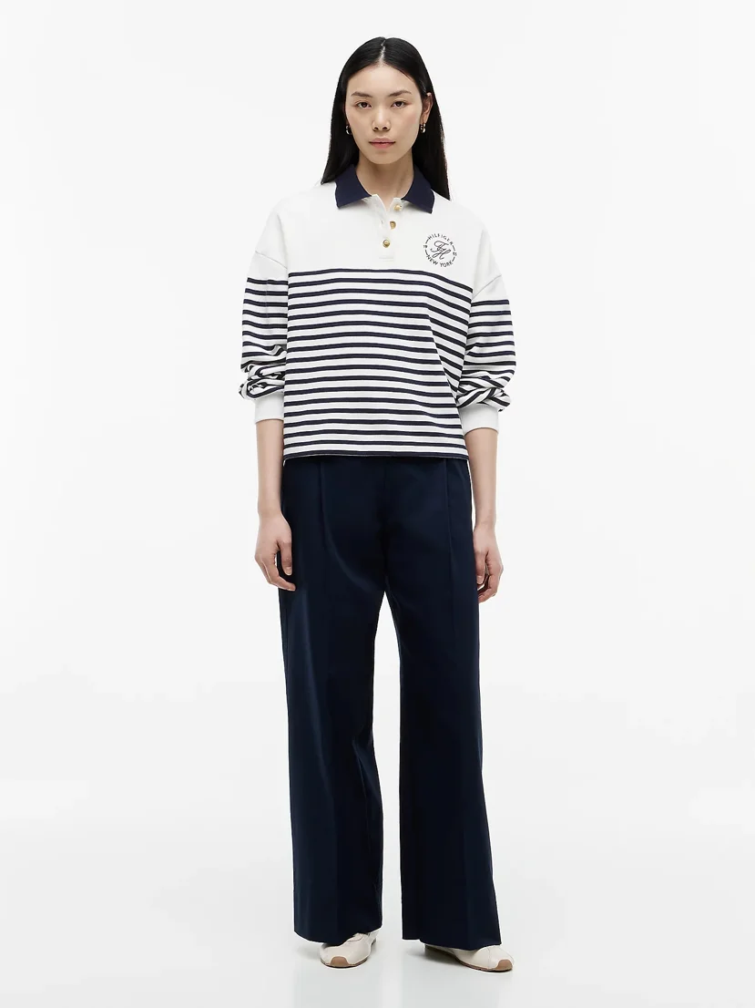 TOMMY HILFIGER Áo Sweatshirt Nữ Tay Dài TH Roundal Collar Swtsht