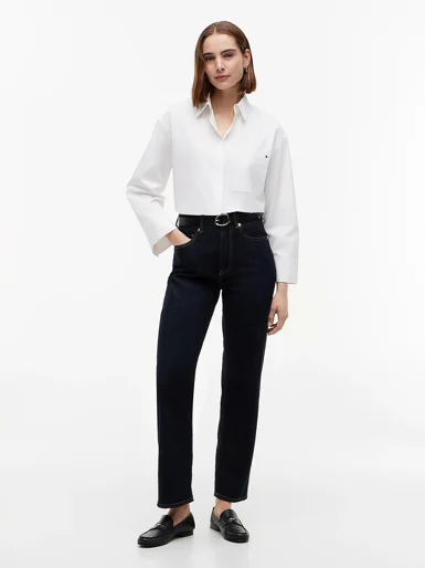 TOMMY HILFIGER Áo Sơ Mi Nữ Tay Dài Modern Reg Poplin LS Shirt