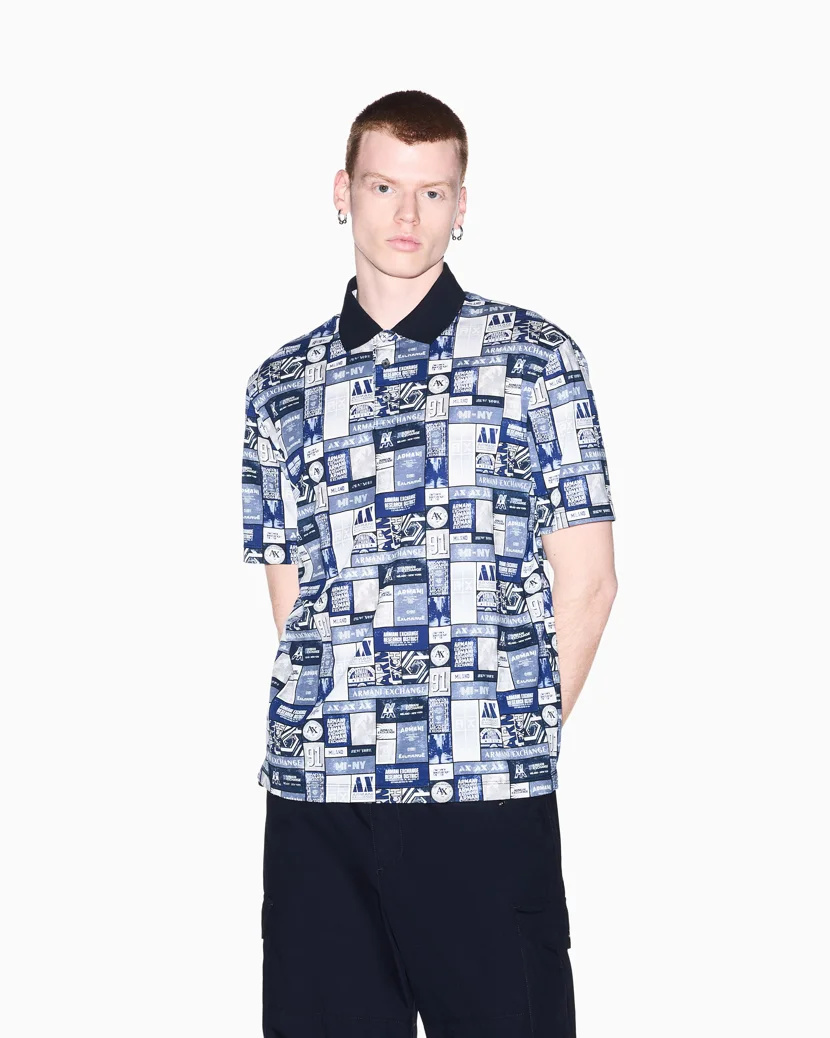 ARMANI EXCHANGE Áo Polo Nam Polo Shirt